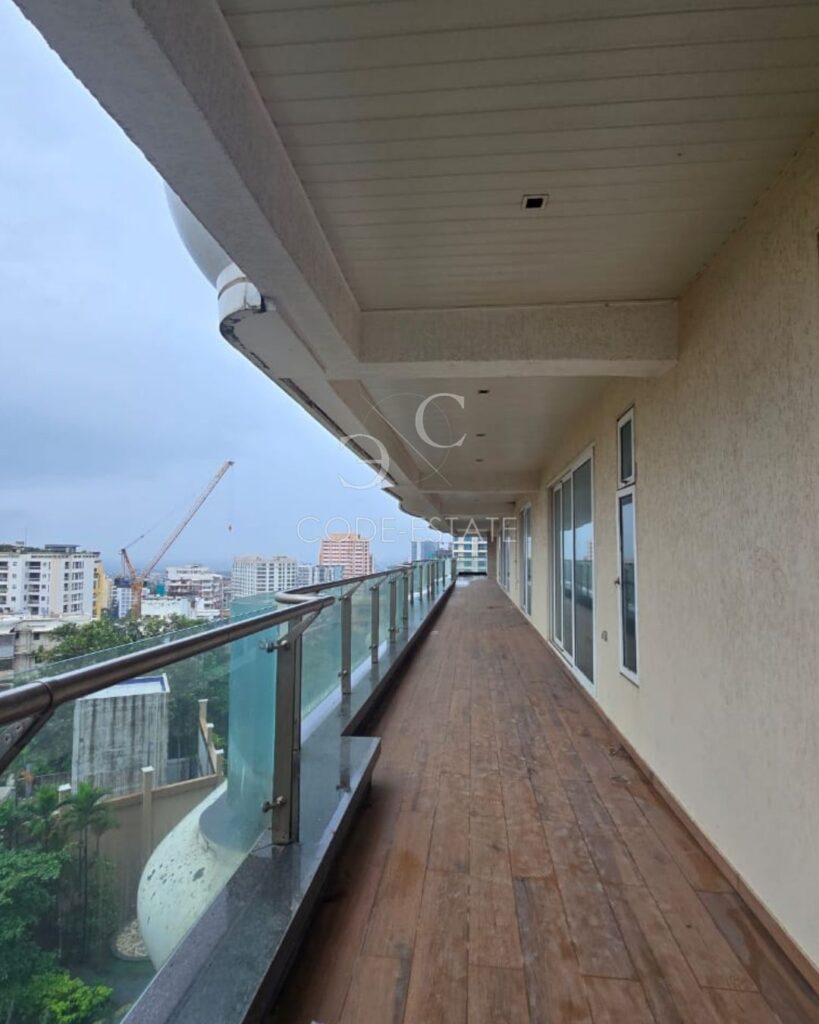 wraparound balcony luxury apartment pali hill